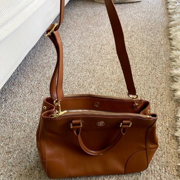 Tory Burch Double Robinson Tote - Picture 7 of 9